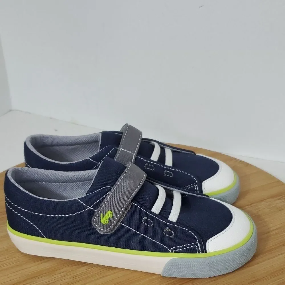 See Kai Run Boys Alex Navy Kids Sneakers Size 12 NIB